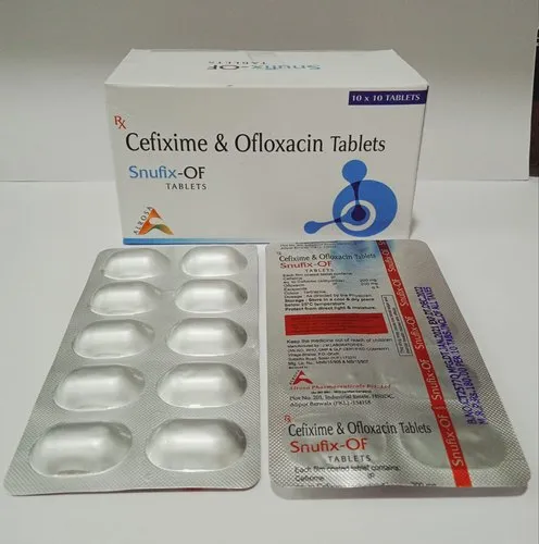 Cefixime 200mg + Ofloxacin 200mg Tablet