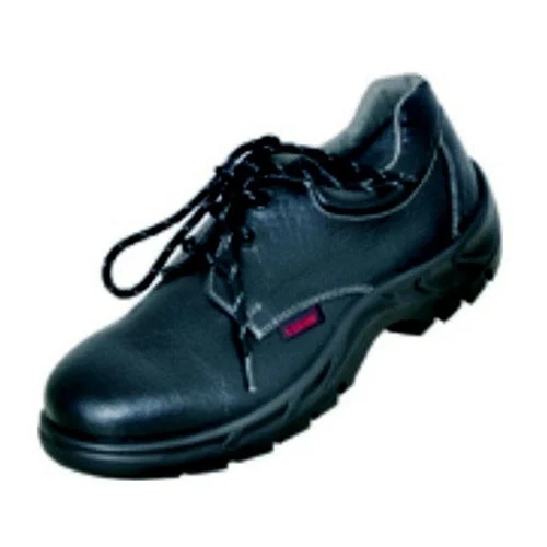 Black Leather Safety Shoes