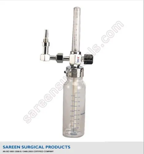 Oxygen Flow Meter Pipeline With Humidifier bottle