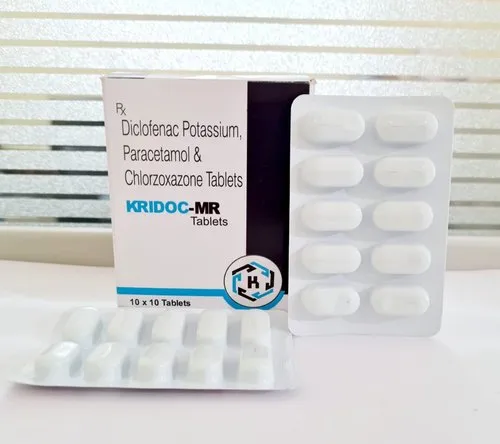 Diclofenac Potassium Paracetamol Chlorozone Tablets