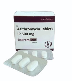 Ezikrom 500 Azithromycin Tablets