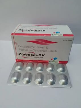 Cefpodoxime Proxetil 200mg Clauvanic Acid Tablets