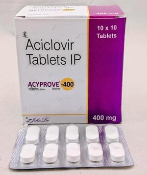 Aciclovir Tablets Ip 400mg Zenclovir 400