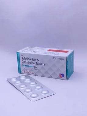 TELMIPRAN CL (TELMISARTAN & CILINIDIPINE)