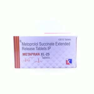 METAPRAN XL25 (Metoprolol Succinate Extended Release Tab)