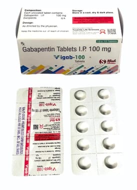 Gabapentin Tablets IP 100 mg